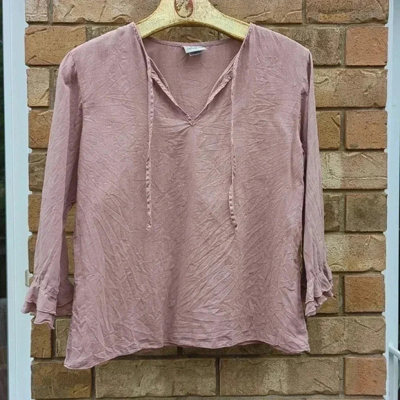 Hemp Blend Blouse - Picture 2 of 11